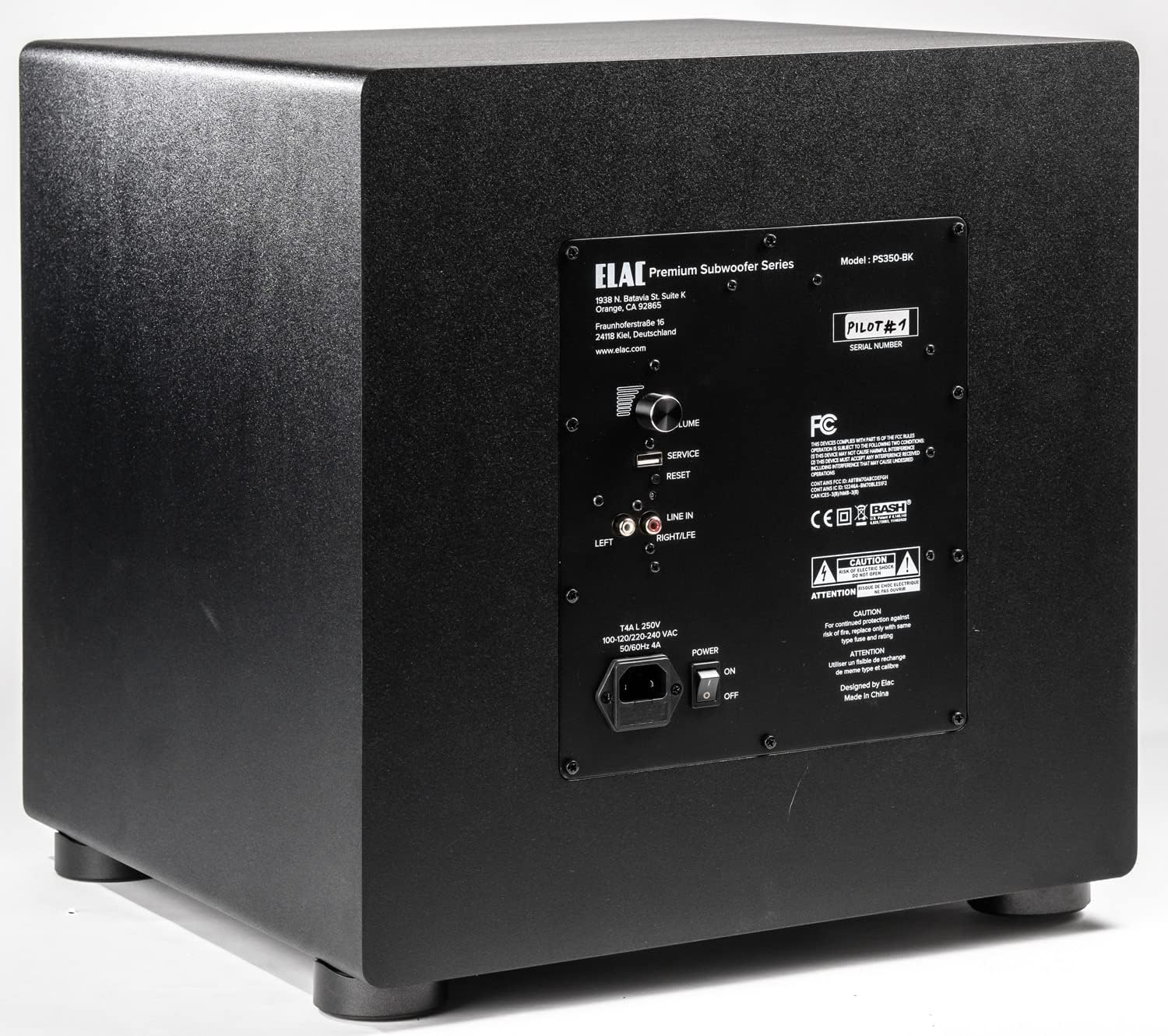 ELAC Varro Premium Series 12" 350W Powered Subwoofer