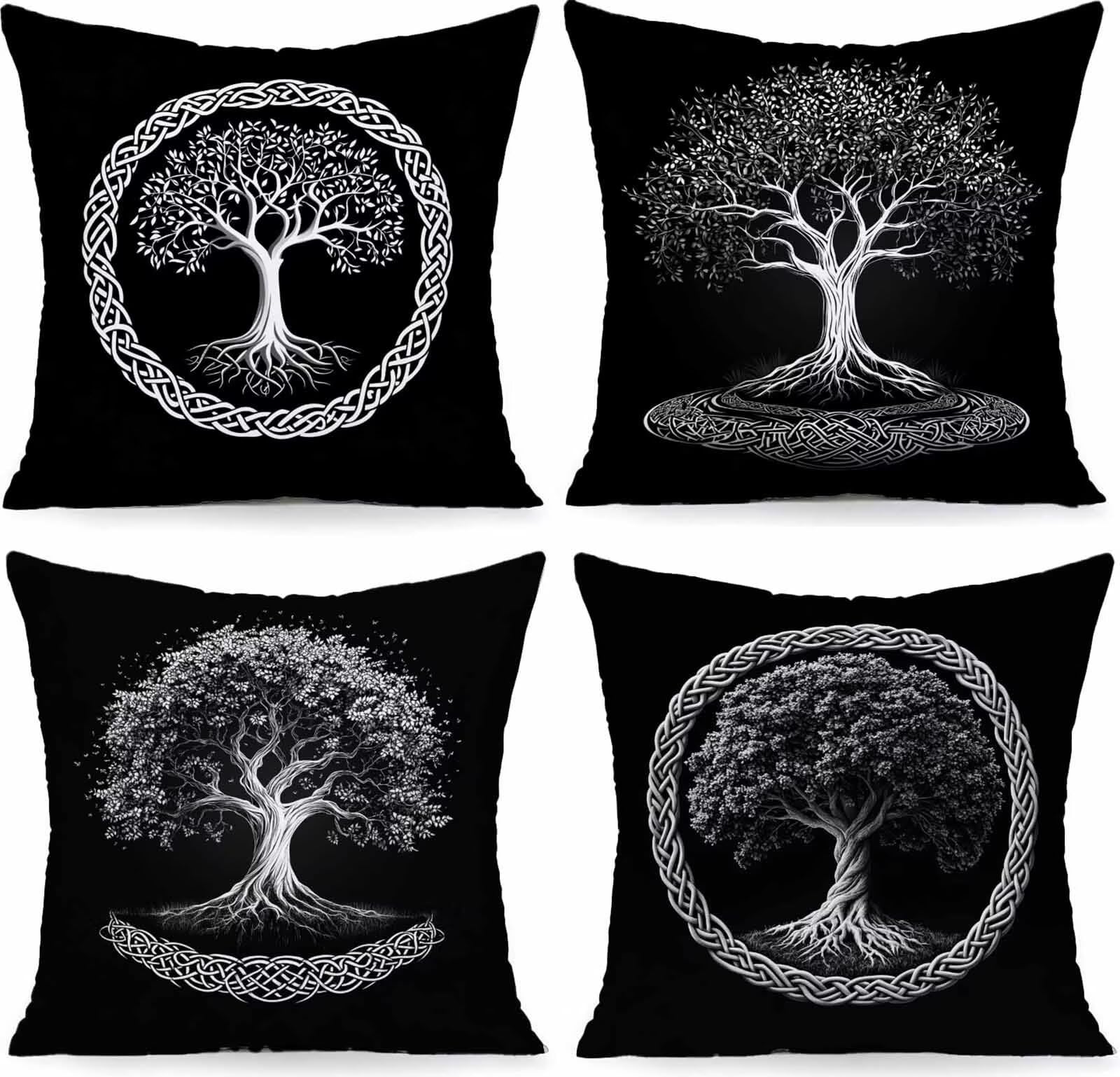 Coussin extérieur imperméable noir pour décorer le salon de jardin