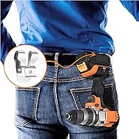 Vista 5 de 8 piezas 633586002 Clip de cinturón de repuesto para herramientas Ryobi Ridgid de 18 V, gancho de cinturón de acero inoxidable 304, se adapta a