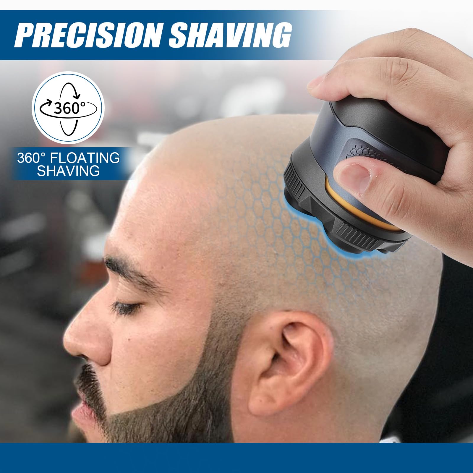 2pcs Magnetische 6 Blade Head Shaver Ersatzköpfe für DOAO JoyKoi Solimpia Singphere AEXIRI Head Shaver