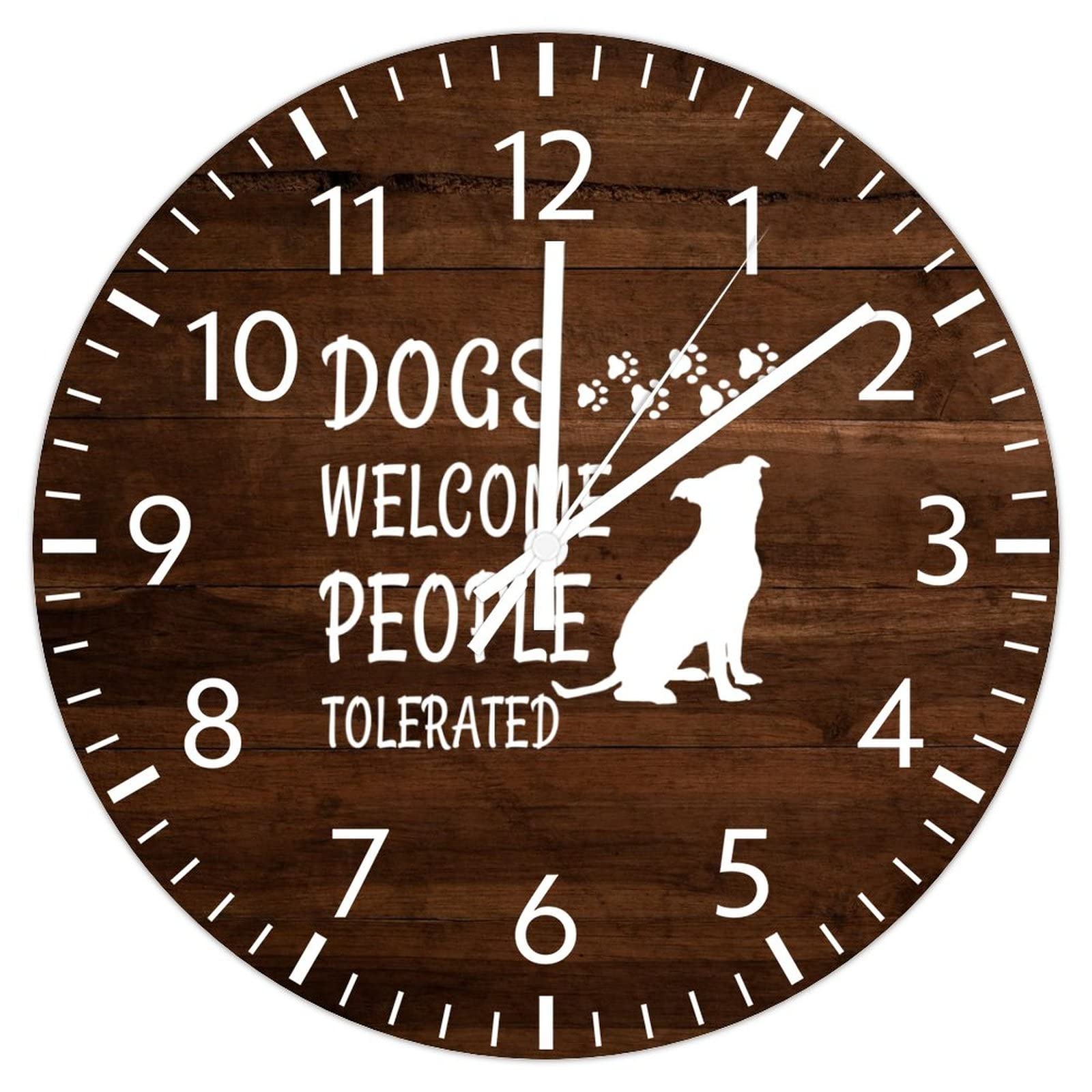 Horloge murale Hovawart ronde idée cadeau décoration pour maison