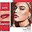 Oulac Matte Liquid Red Lipstick for Women, Long Lasting Lipstick Waterproof Lip Stain, No Transfer, Creamy High Pigmented Formula with Rose Oil, Vegan & Cruelty-Free, Light Red M08