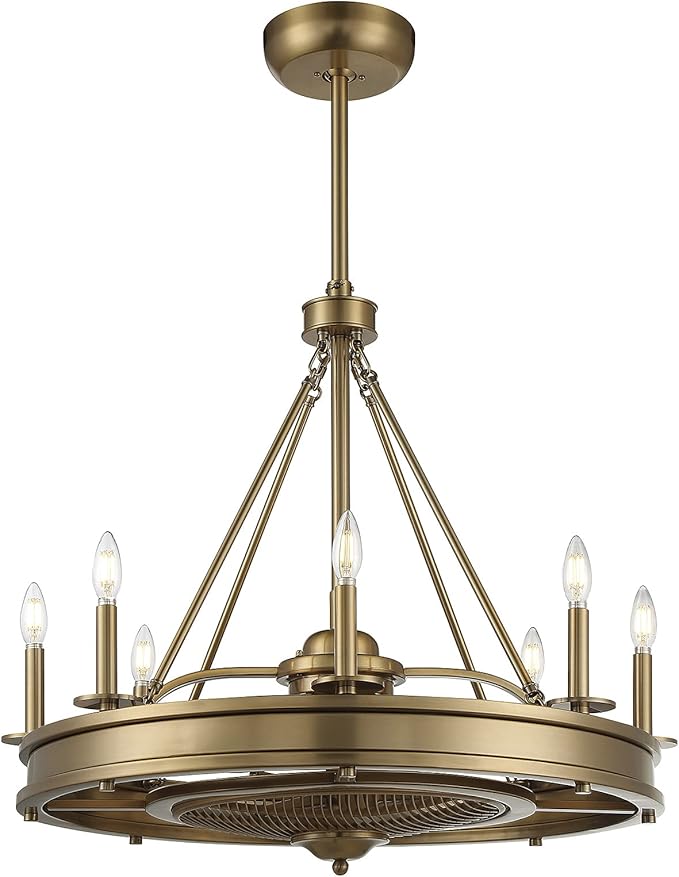 Ventilador de Techo 32" Con Luz y Control Remoto 110V miniatura 5