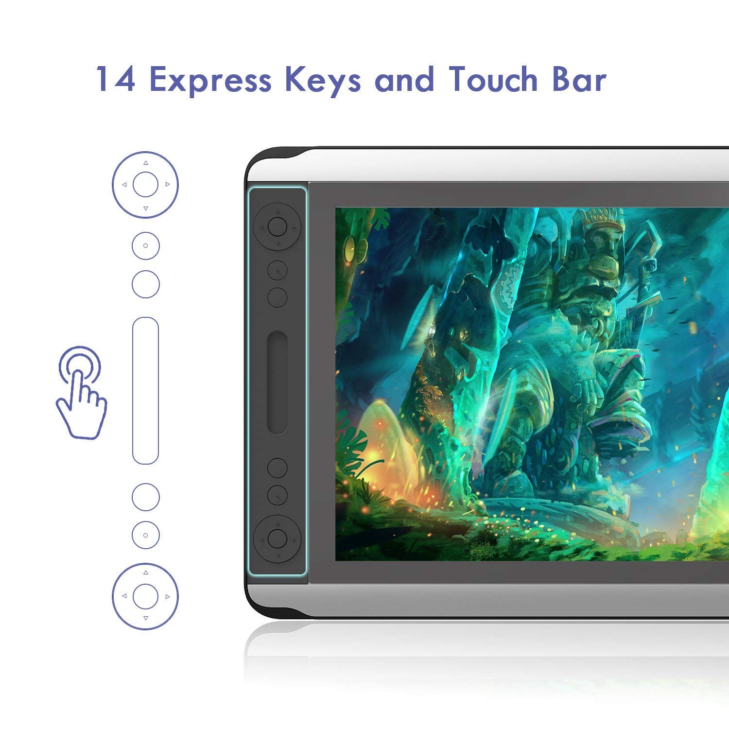 Huion Kamvas GT-156 HD V2 Drawing Tablet Monitor 15.6 inches