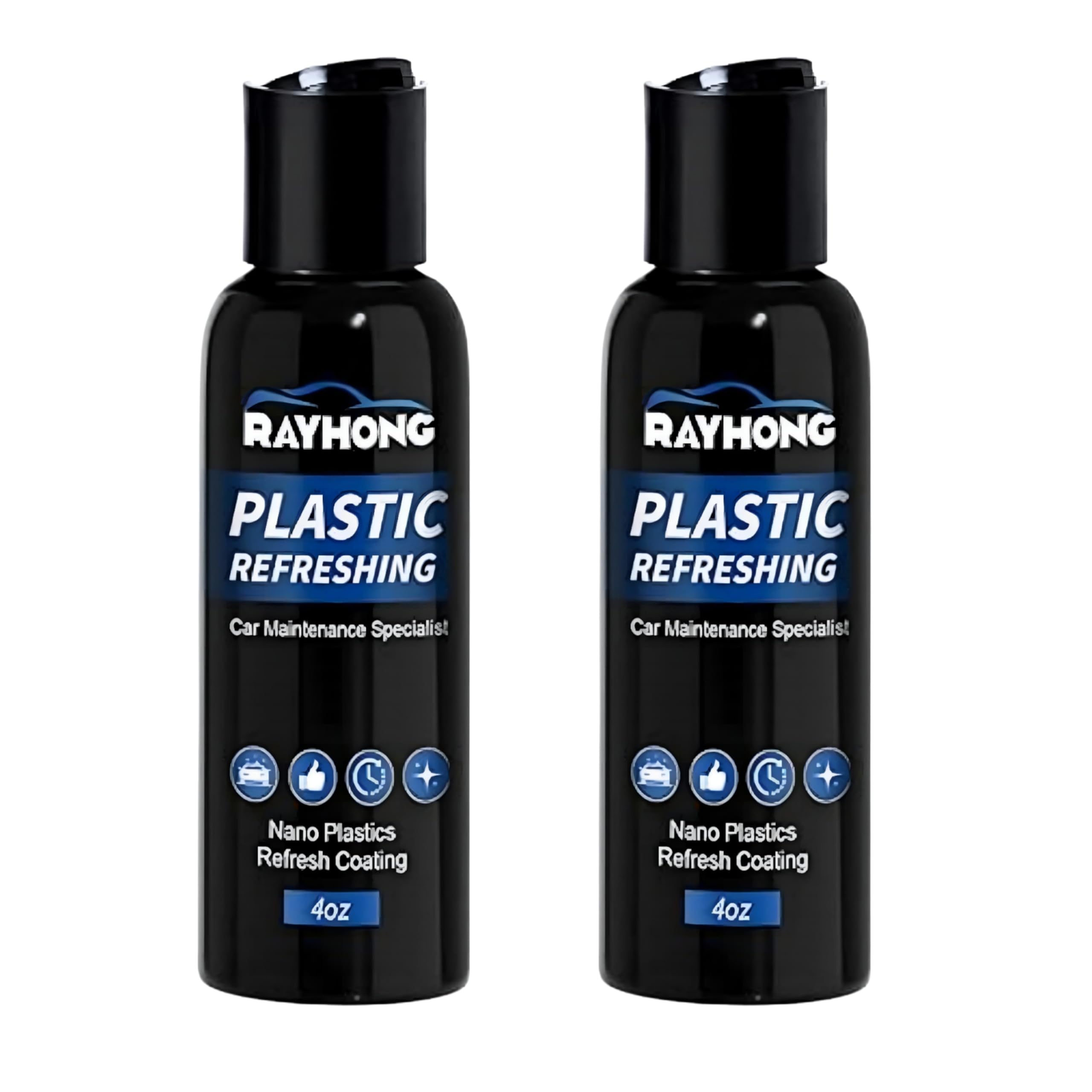 SCENTORA Advanced Plastic Revitalizing Agent Car Maintenance Specialist Nano Plastic Restoring Refresh Coating Restore Shine on Plastic & Leather Parts on Car & Bikes 100ml (2)