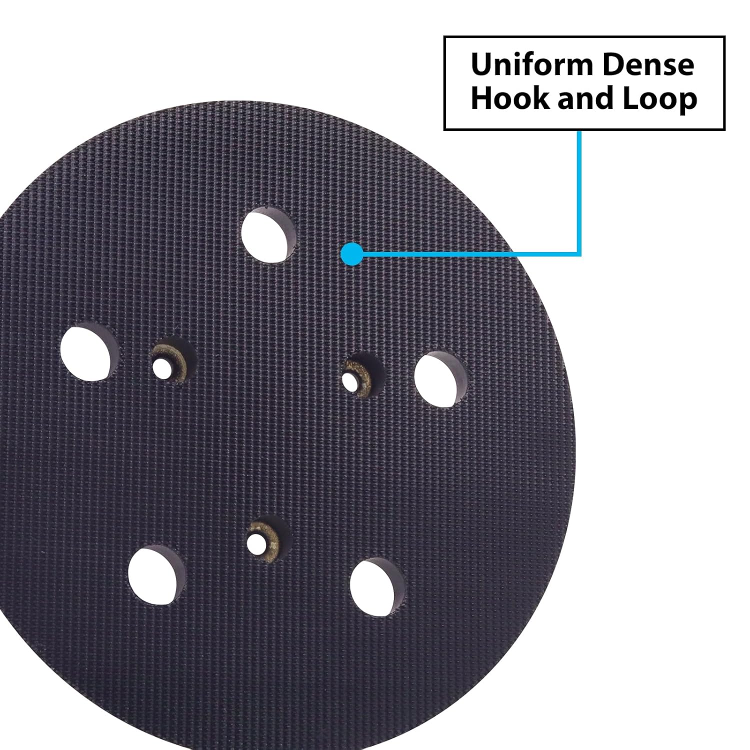 5 Inch 5 Holes Replacement Sander Pad, 5" Hook and Loop Orbital Sander Pads for Porter Cable 333/333VS Random Orbit Sanders,Hook and Loop Sanding Pad Parts for Porter Cable 13904/13909(2 Pack)