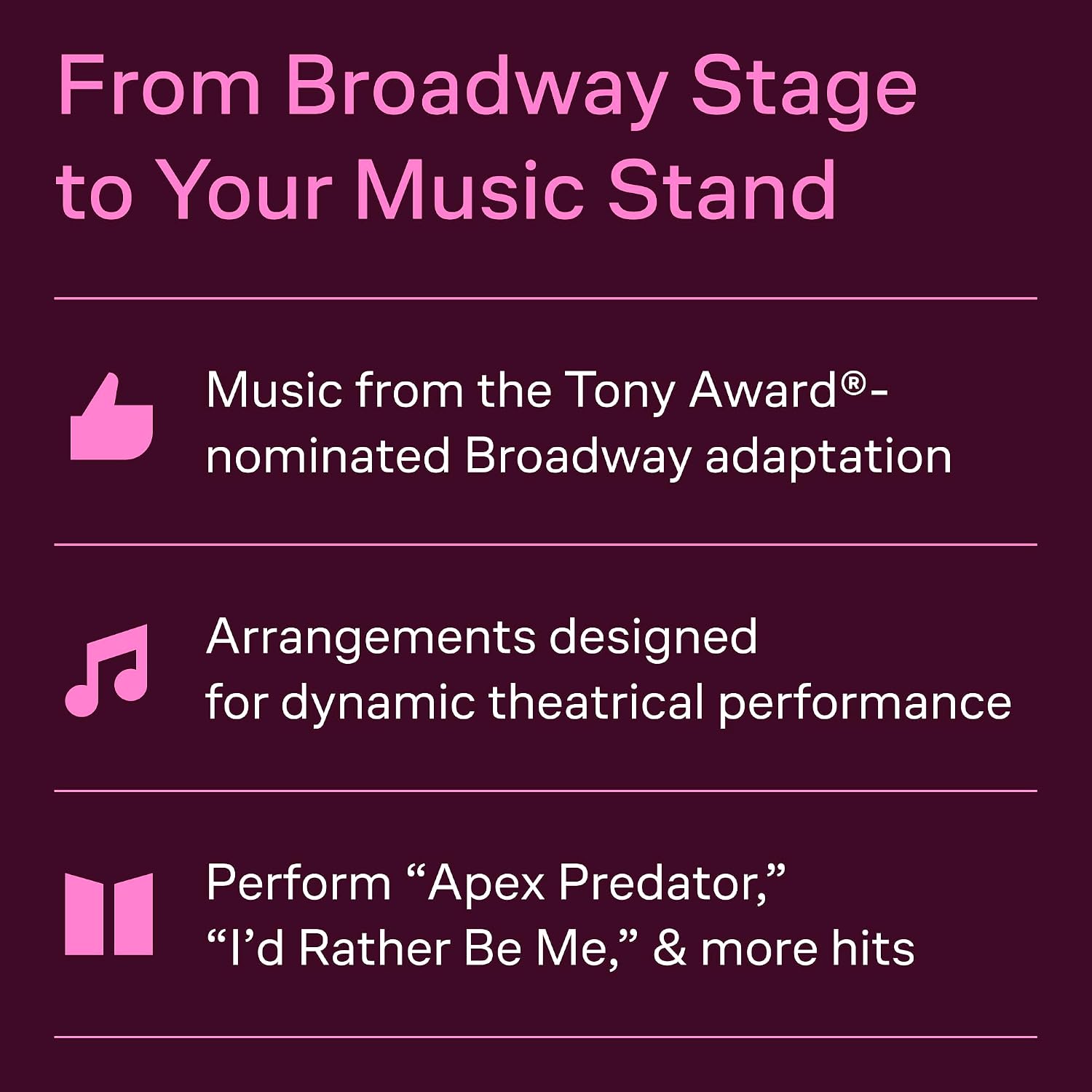 Mean Girls Vocal Selections Music by Jeff Richmond | Piano Vocal Guitar Songbook for Broadway Musical Fans | Sheet Music Book Featuring 16 Songs from the Tony Award Nominated Show