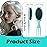Curly Hair Boar Bristle Curl Defining Brush for Wave Straight Hair, Unique Trident Handle Design Defineing Brush for Wet Dry Hairs Styling Massage Hairbrush Hairs Pick Comb Green
