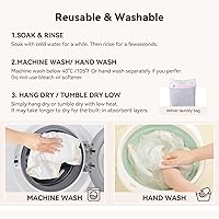 Vista 6 de Ropa interior para incontinencia para mujer, paquete de 6 calzoncillos de incontinencia lavables para mujer, ropa interior para incontinencia