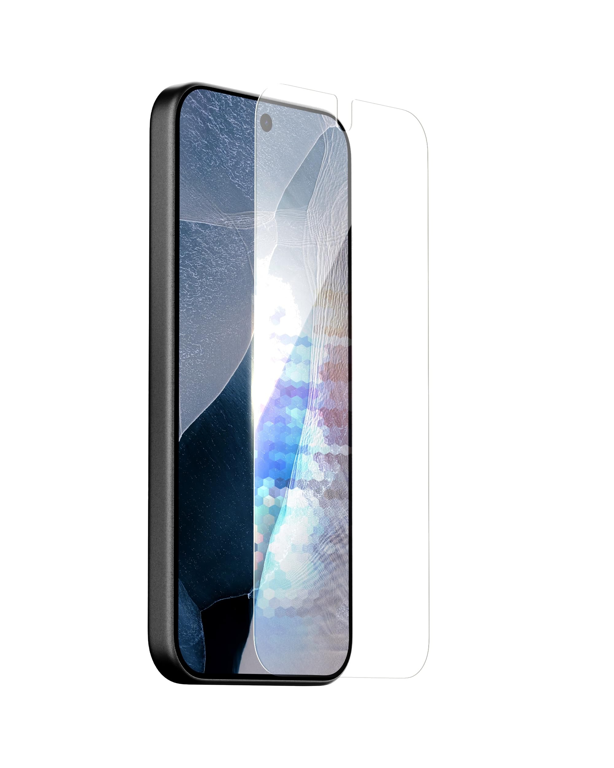 Mous Protector de Pantalla de Cerámica para Pixel 11 Pro XL, Irrompible, Instalación Fácil, Transparente