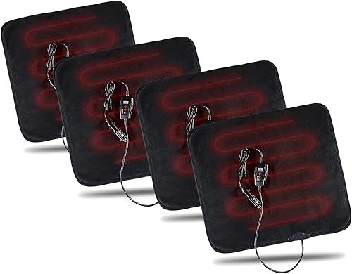 Miniatura 13 de ZONETECH Almohadilla Calefactora Negra Calor Acogedor en Clima Frío, Perfectamente Dimensionada para Comodidad y Portabilidad para Mascotas