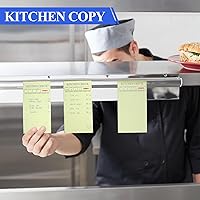 Vista 6 de 4 paquetes de talonarios de servidor, libros de cheques de invitados de doble parte para camareros, bloc de notas de camarera para pedidos de comida