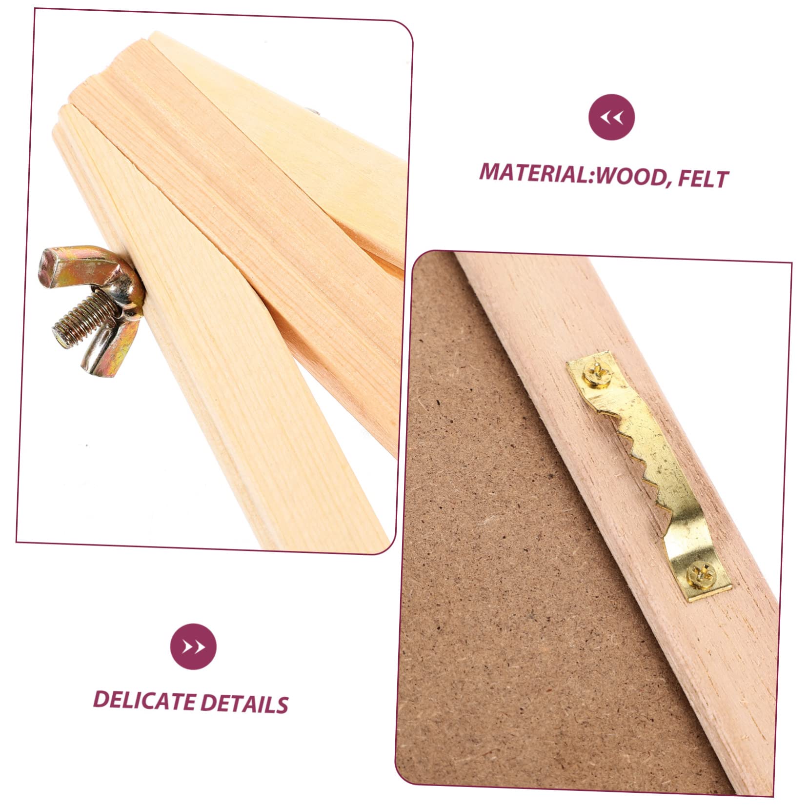 GALPADA Felt Letter Board 25x25cm Diy Message Board for Baby Shower Wedding Decorative Felt Board