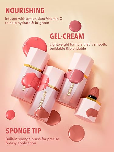 Vista 76 de SHEGLAM Color Bloom - Rubor líquido para las mejillas, acabado mate, Hush Hush