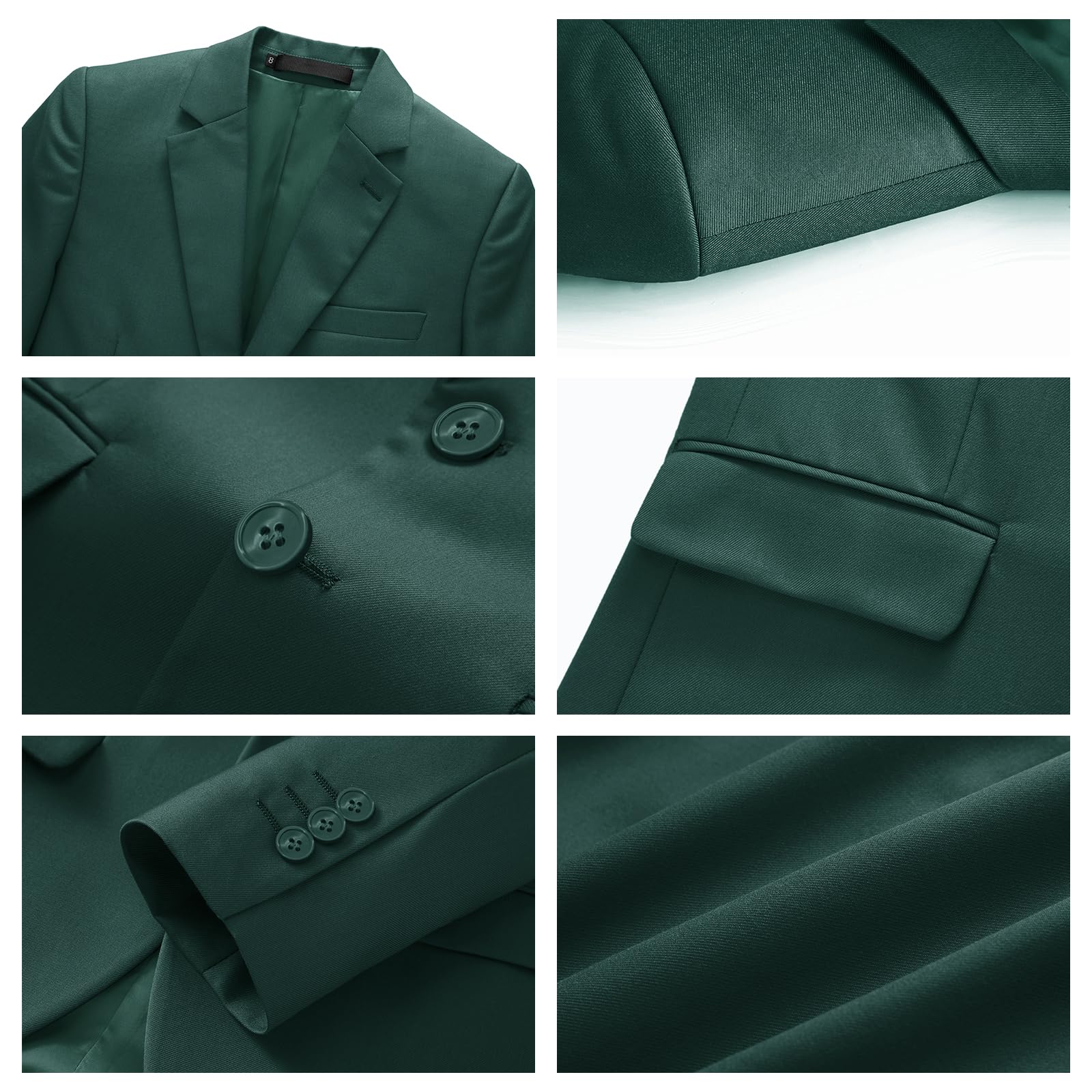 Chłopięcy 3-częściowy komplet slim fit, formalny strój dziecięcy z marynarką, kamizelką i spodniami, odzież Pageboy na wesele, bierzmowanie, chrzest i specjalne okazje