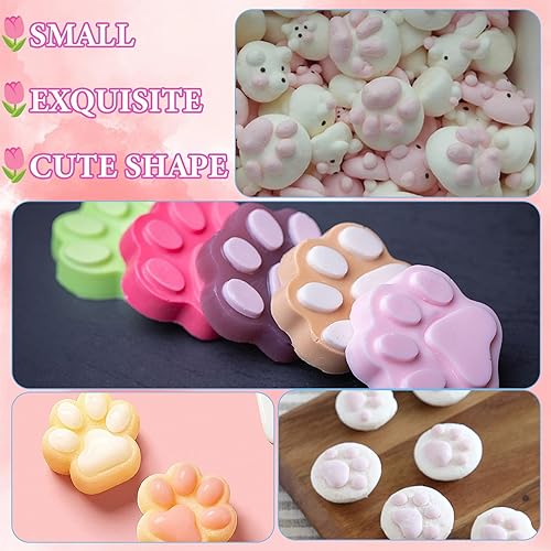 Miniatura 5 de 2 moldes de silicona para hornear con patas de cachorro, moldes de silicona antiadherentes de grado alimenticio para dulces, chocolate, cubitos de