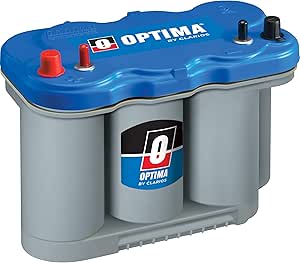 Optima High Performance D27M BlueTop Dual Purpose Deep Cycle and Starting AGM Marine and RV Battery