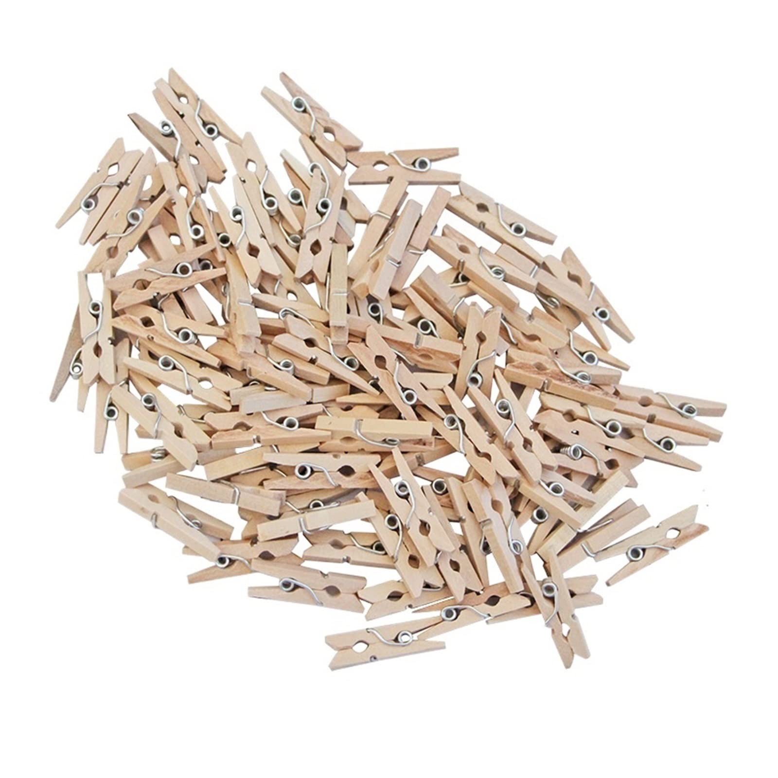 100/300/500/1000 Uds Mini Pinza de Madera for Ropa 2,5 cm Pinzas for Ropa Nota Abrazadera Foto Clip decoración DIY Boda Fiesta Dropshipping(500pcs-2.5 X 0.3cm)
