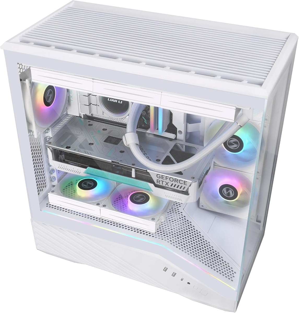 PC para juegos TWELF Pathfinder SE | AMD Ryzen 5 9600X, Radeon RX 9060XT de 16 GB, DDR5 de 16 GB, SSD NVMe de 1 TB, refrigeración líquida de 360 mm, Windows 11 Pro | Incluye regalo misterioso