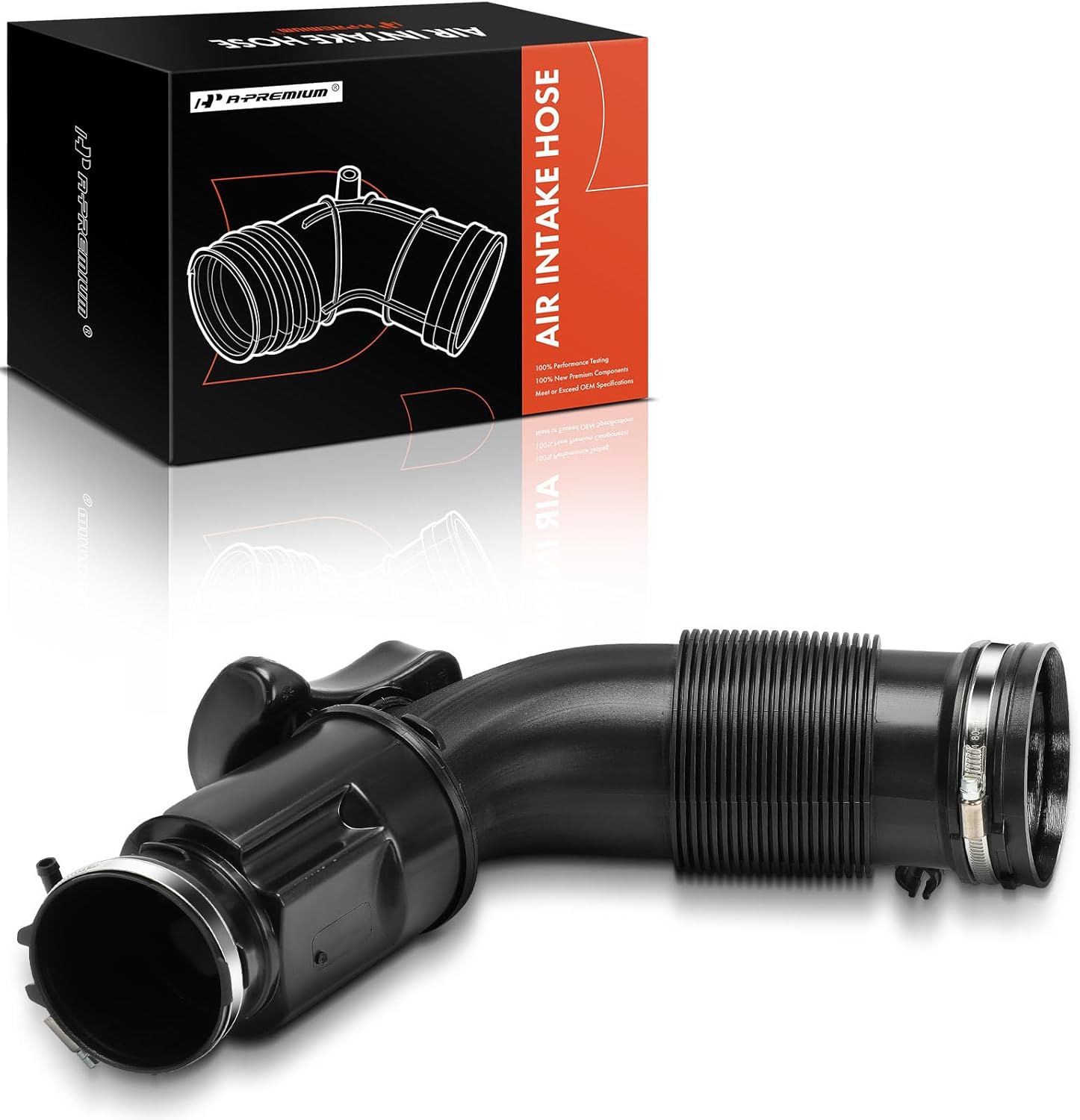 A-Premium Engine Air Clean Intake Tube Hose with Clamps Compatible with Audi Q7 2011 2012 2013 2014 2015 3.0L