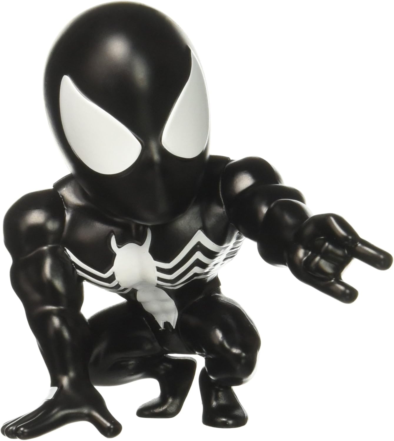 Jada Toys Metals Marvel 4" Classic Figure Black Suit Spiderman (M253) Toy Figure