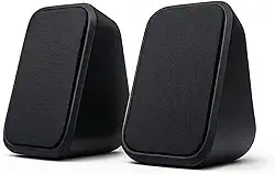 Caixa de Som Mini PC Notebook 5W RMS Som Nítido Estéreo USB Plug Play Controle Volume Integrado Home Office Videochamadas Aulas Online Setup Compacto