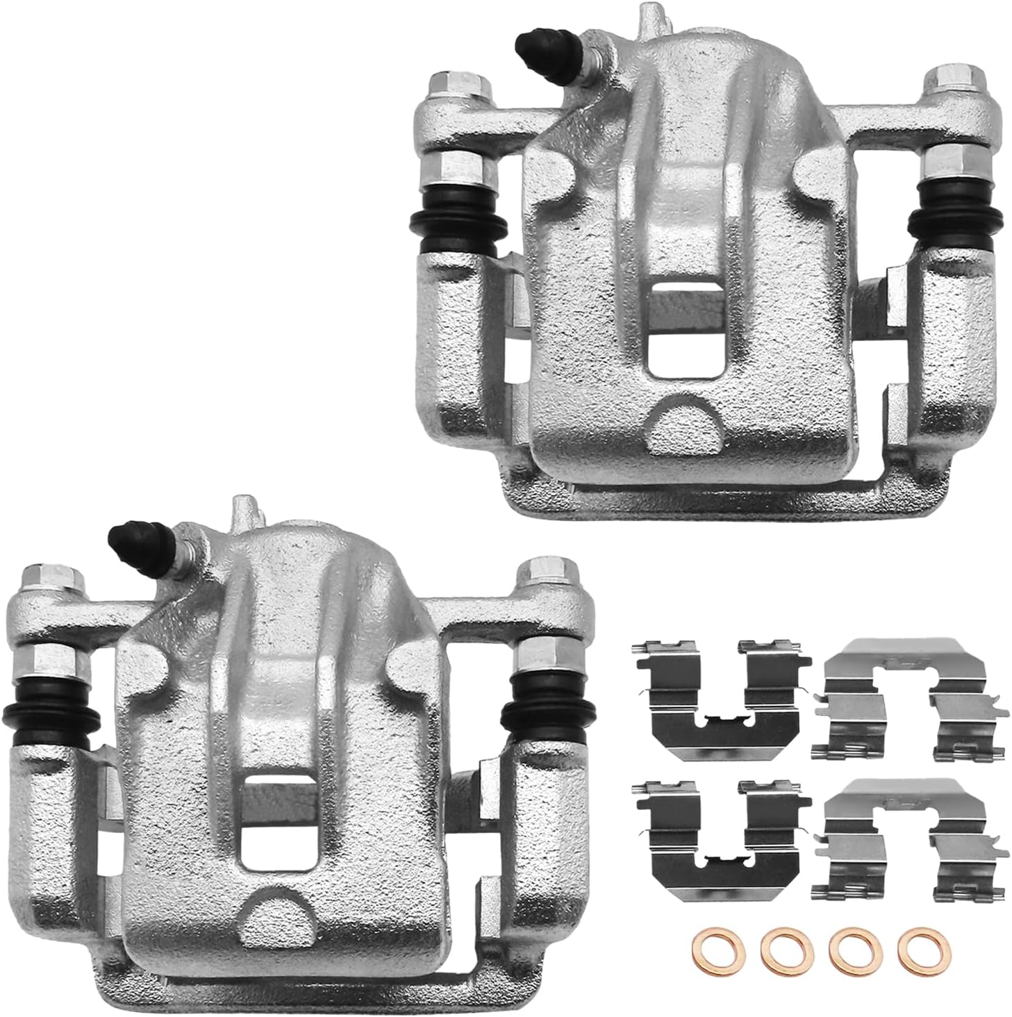 Anpulsero Rear Dics Brake Caliper Assembly with Bracket Compatible with 2008-2010 Hyundai Sonata | Rear Brake Caliper Driver and Passenger Side | Brake Calipers for 19-B3413A & 19-B3412A| Perfect Fit