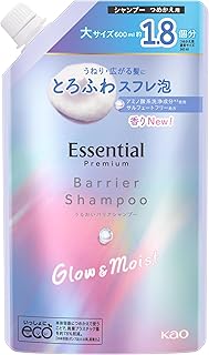 エッセンシャル プレミアム うるおいバリアシャンプー グロウ＆モイスト つめかえ用 600ml