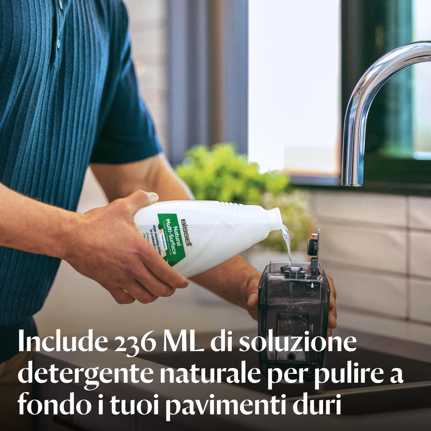 Bissell CrossWave HF3, Aspirapolvere Senza Fili, Aspira e Lava Insieme, Scopa Elettrica Leggero, 25 Minuti di Autonomia, Lavasciuga Pavimenti, Lavapavimenti Potente, Solo per Pavimenti Duri, 3598N