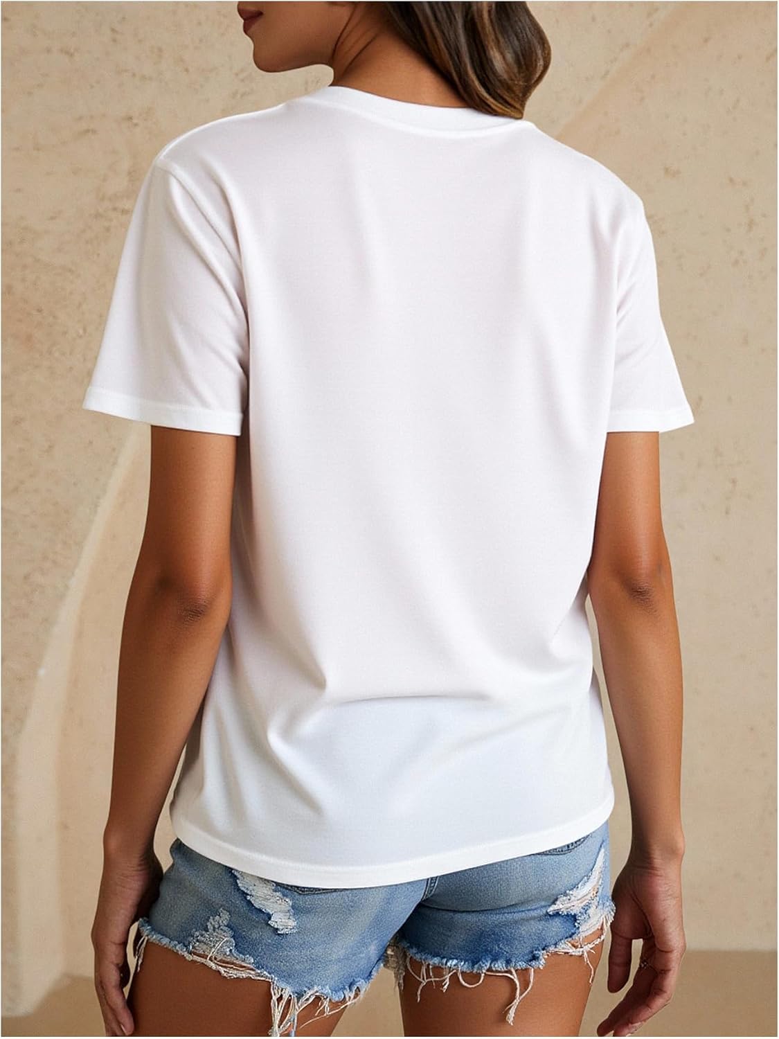 Women's Summer Cherry Graphic Tees Crew Neck Short Sleeve Dressy Casual T Shirts - Image 2