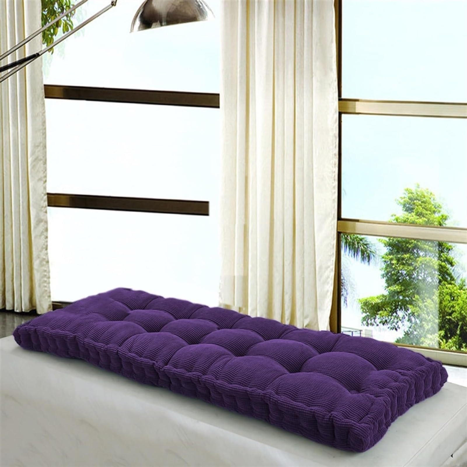 Cuscino Per Panchina Da Esterno E Interno - Morbido E Spesso 8-10 Cm, Diverse Misure E Colori - Foto 8