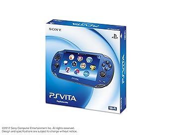 Amazon Com Playstation Vita Wifi Sapphire Blue Japanese Version Video Games