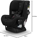 UPPAbaby Rove Convertible Car Seat - 2-in-1 Rear + Forward Facing - Quick + Secure 3-Step Install - Intuitive Safety Technology + Comfort Features - Cup Holder Included - Jake (DualTech Black Mélange)