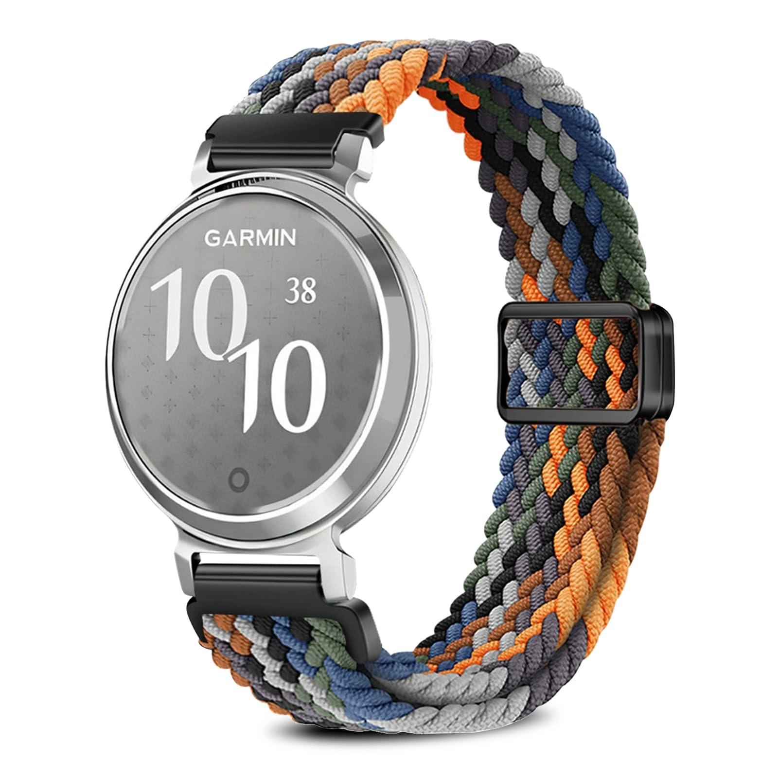 VanHooc 14mm Nylon Band for Garmin Lily 2/Lily 2 Active | Breathable, Soft, Comfortable, Elastic Magnetic Braided Sport Strap for Garmin Lily 2 Classic/Lily 2 Sport