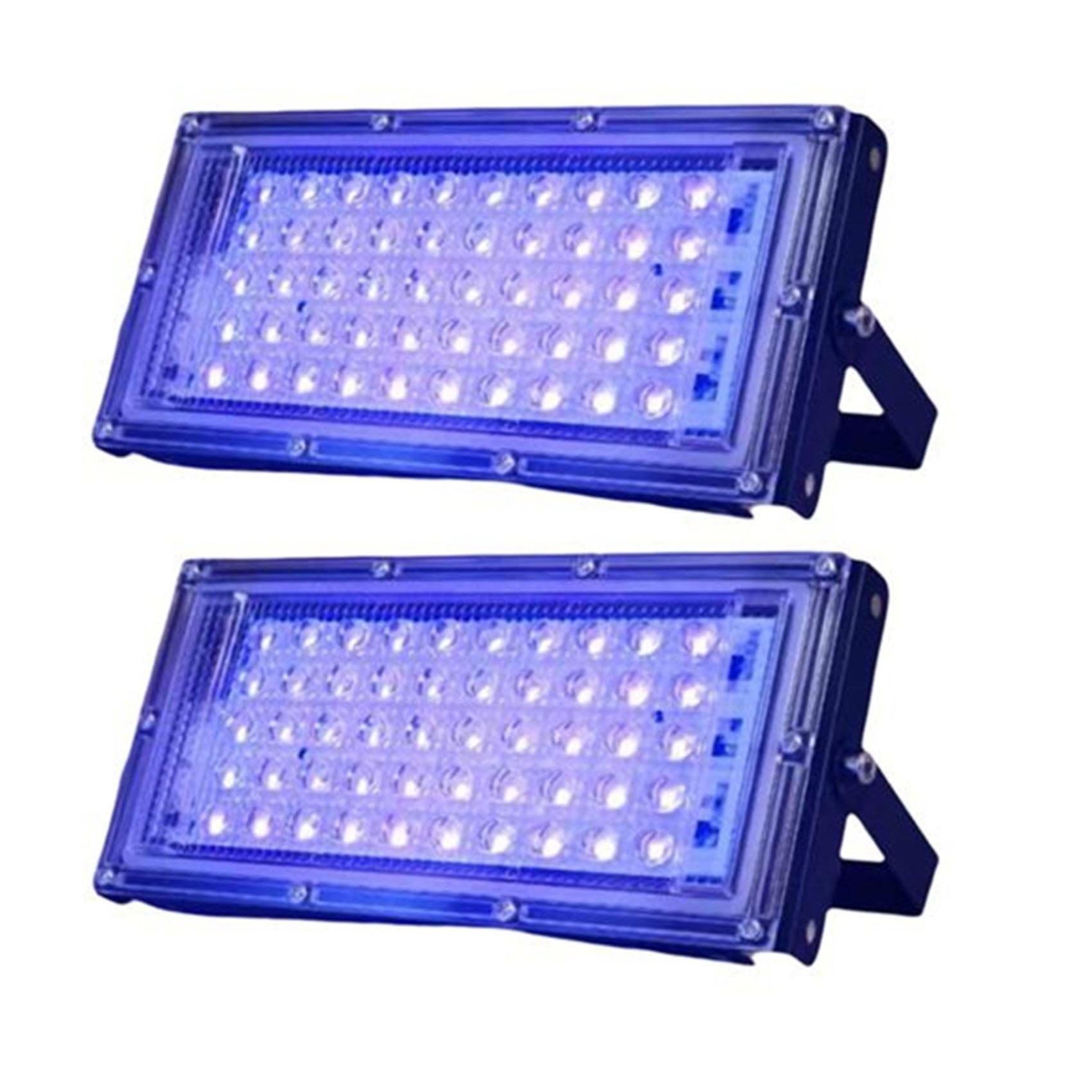 UDSKNV[KSL 2 PCS 50W LED UV Black Light IP65 395nm UV Lamp Spotlight Black Light Flood Light 110V