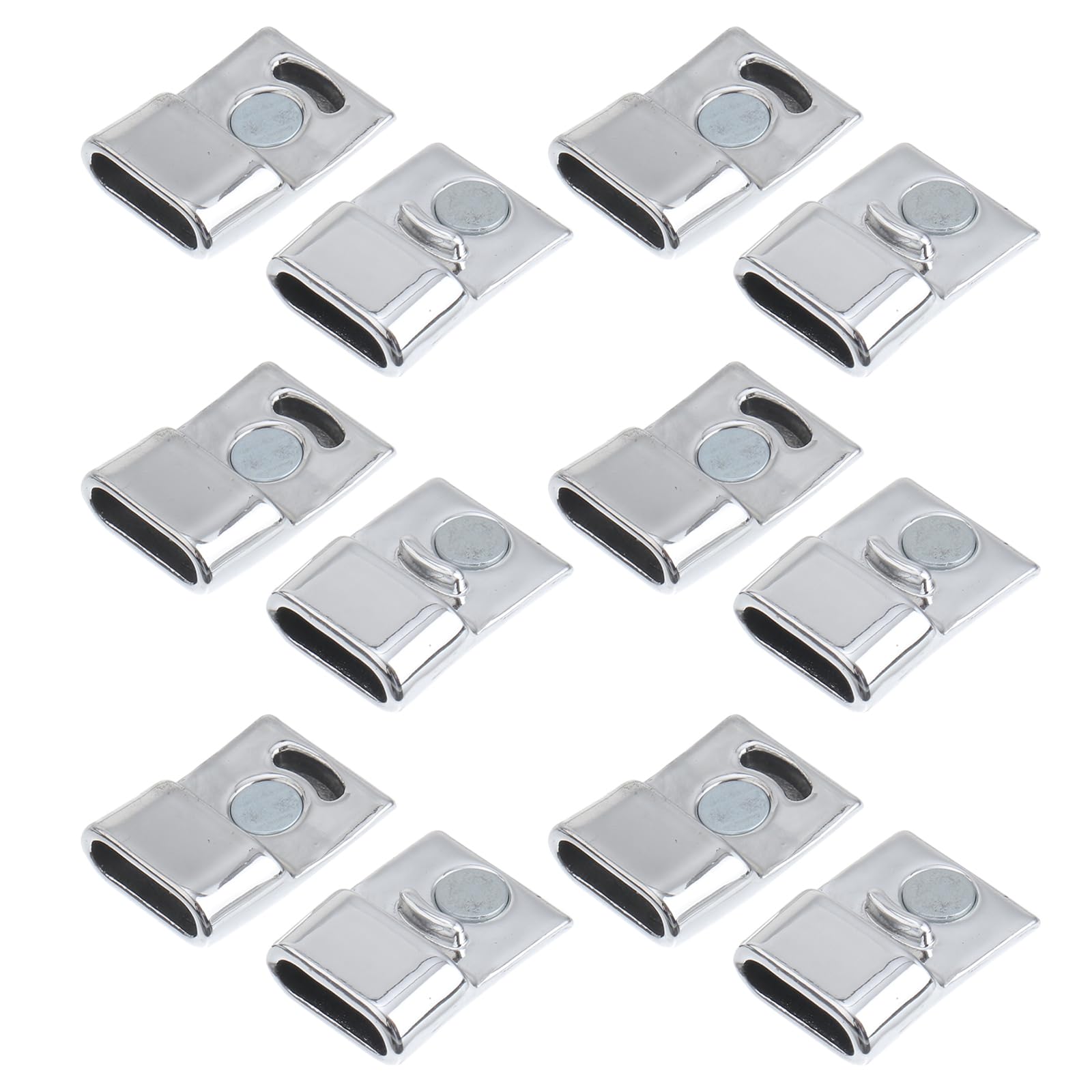 HEALLILY Magnetverschlüsse Für Lederschmuck in magnetverschlüssen magnetische endkappen schmuck schnurverschluss anschlüsse für DIY Armband Machen zubehör 20 stücke Schmuck Magnetverschlüsse