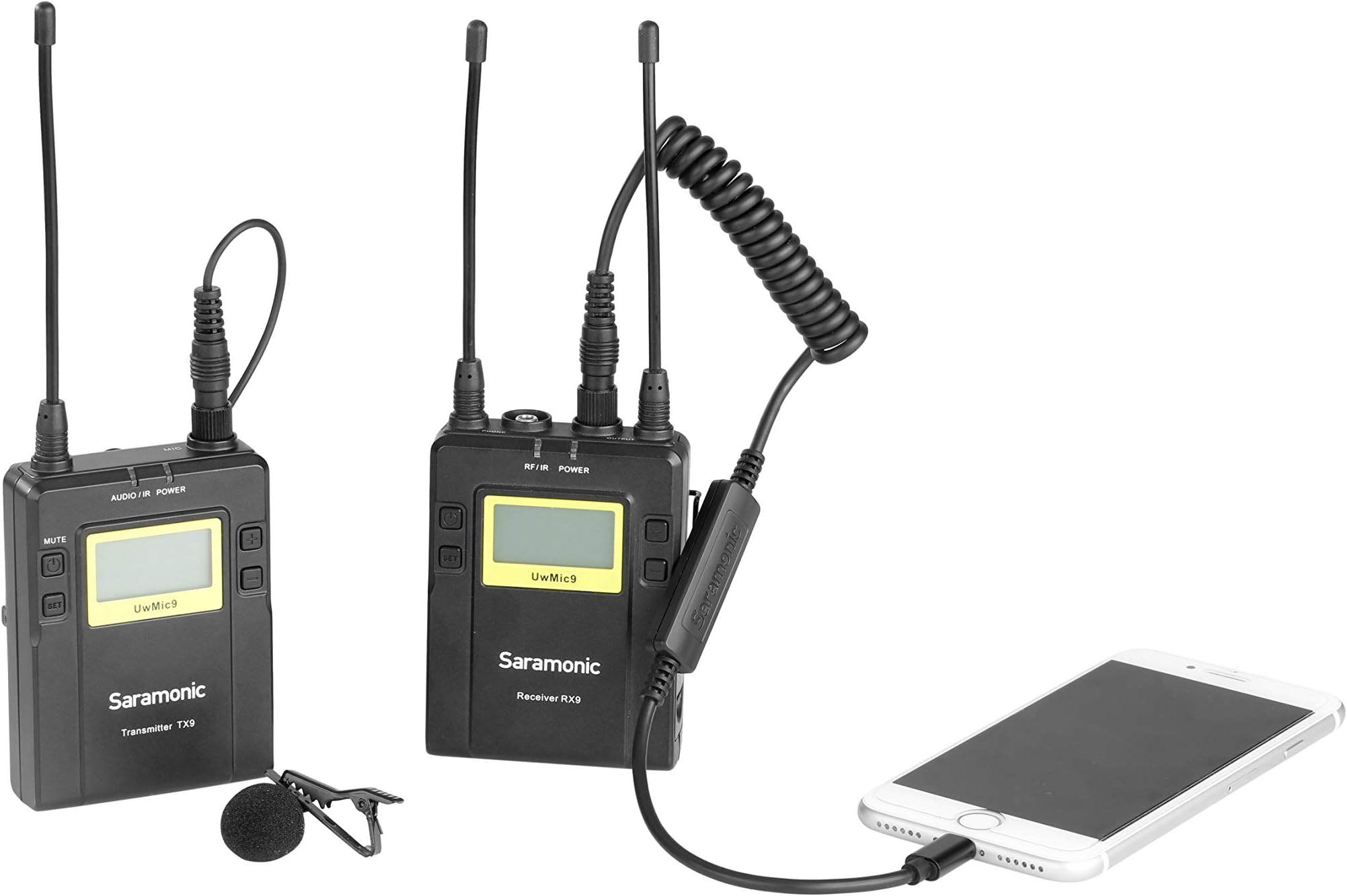 SaramonicLocking 1/8" TRS Male to Apple Lightning Output Cable for iPhone & iPad (LC-C35)