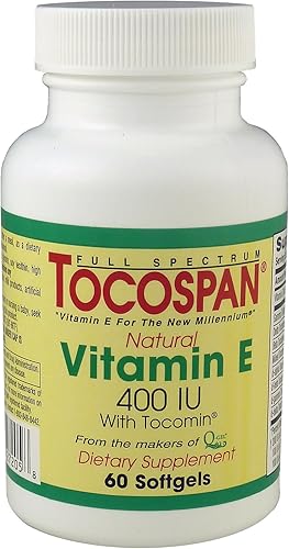 The Full Spectrum Vitamina E (formulación de 400 UI) 60 cápsulas blandas