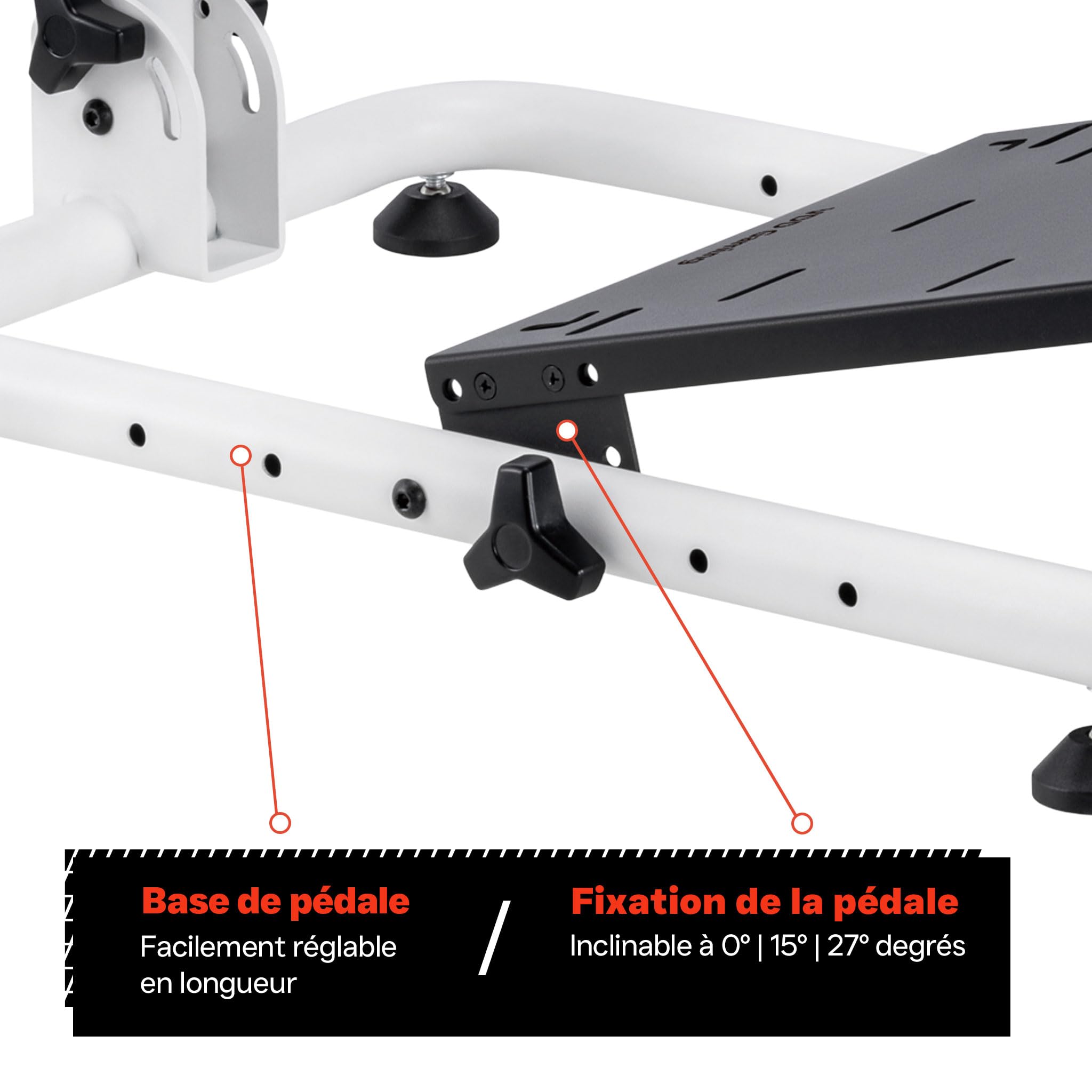 VDD Support de roue - support de roue de course - cockpit de course - logitech - thrustmaster - fanatec