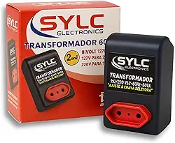 Autotransformador Bivolt 127V para 220V e 220V para 127V | 60VA 45W | Conversor de Voltagem Compacto para Pequenos Equipamentos Eletrônicos