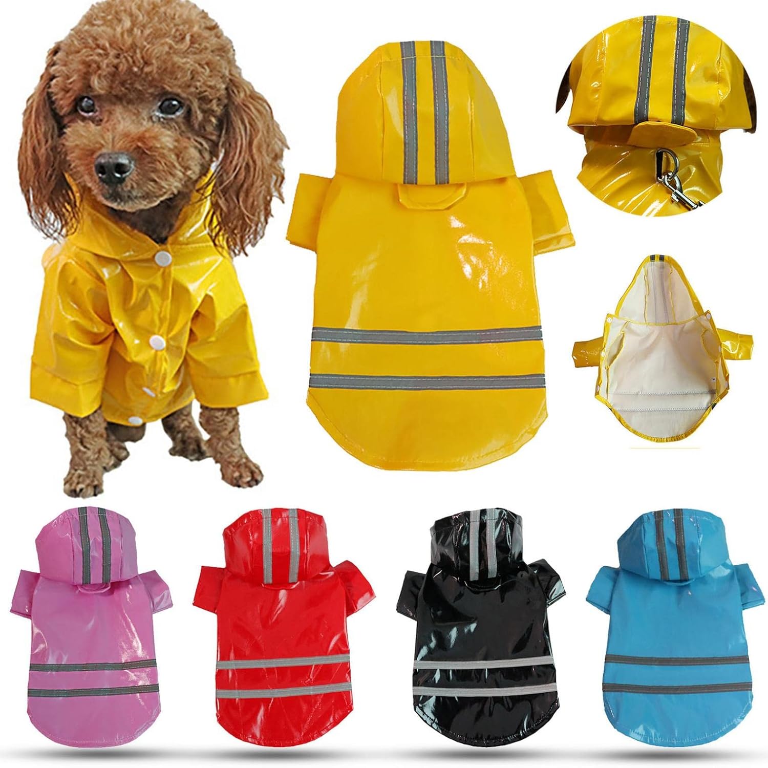 Dog Raincoats for Small Dogs, Rain Coat for Dogs, Pet