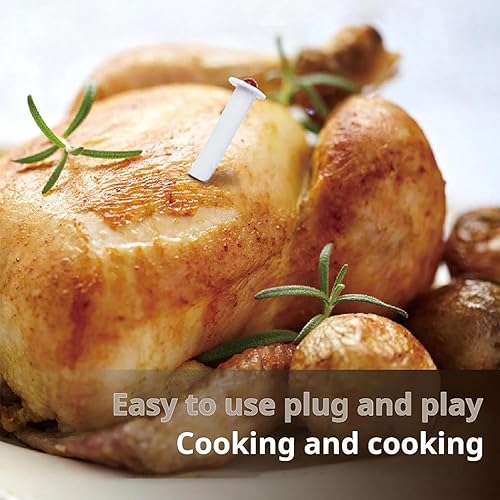 Miniatura 5 de Termómetro de pollo, temporizador de pavo, termómetro de carne y pavo, 1.8 pulgadas, temporizadores emergentes de buen cocinero para cocinar carne