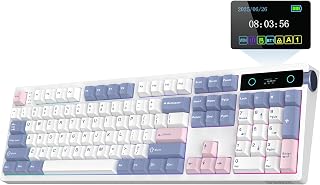 EPOMAKER TH108 PRO Mechanical Gaming Keyboard with Smart Screen, 10000mAh Battery