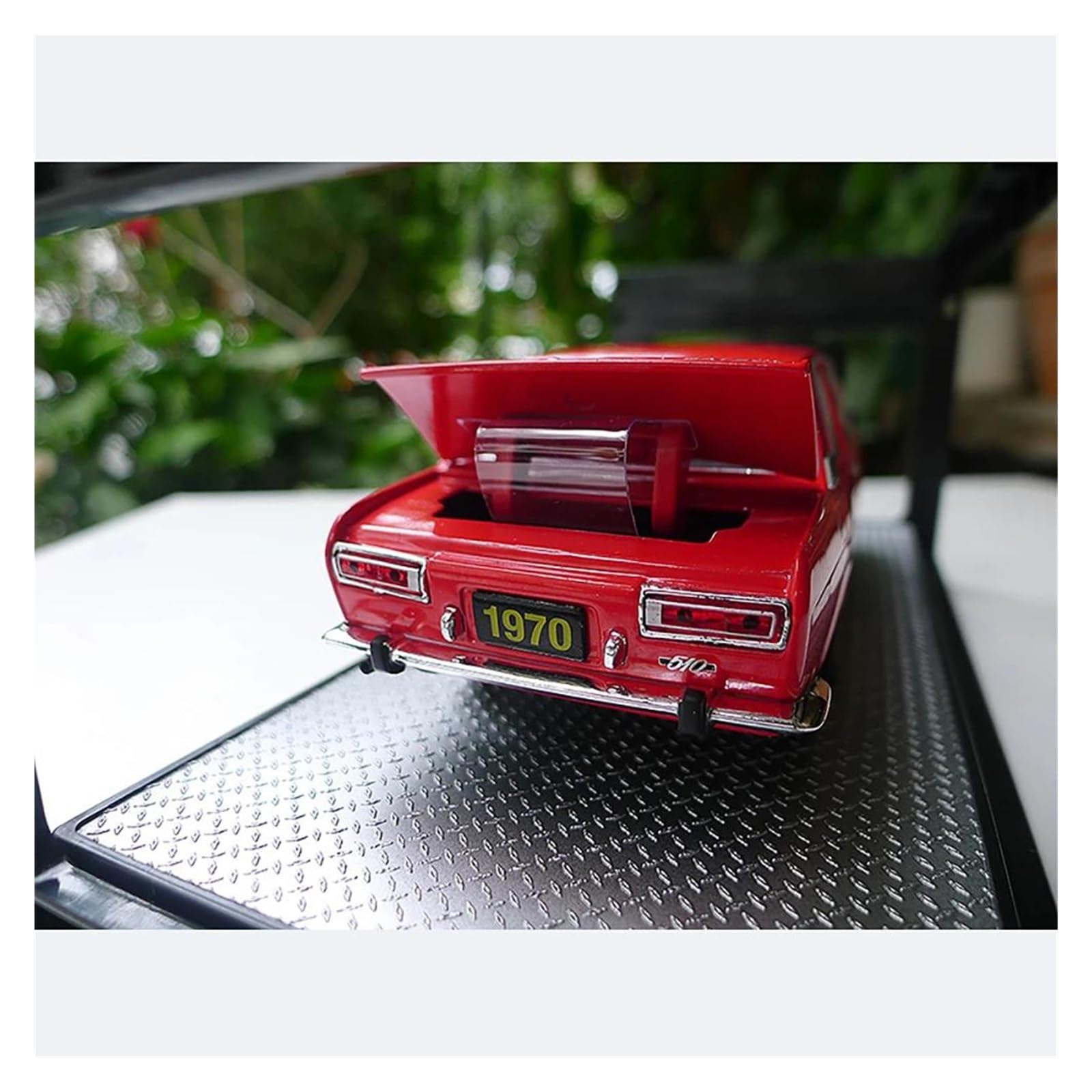 Metallo Scala Replica 1 24 Per il modello auto in lega pressofusa Datsun 510 Jpn02 del 1970 collezione decorazioni per la casa Hobby Veicoli Giochi Set