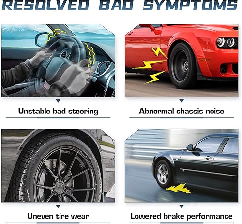 Miniatura 2 de Brazo de control superior delantero 4WD con rótula para Ford F150 2009-2014 (Exc. SVT Raptor), enlaces de barra estabilizadora, terminales de barra