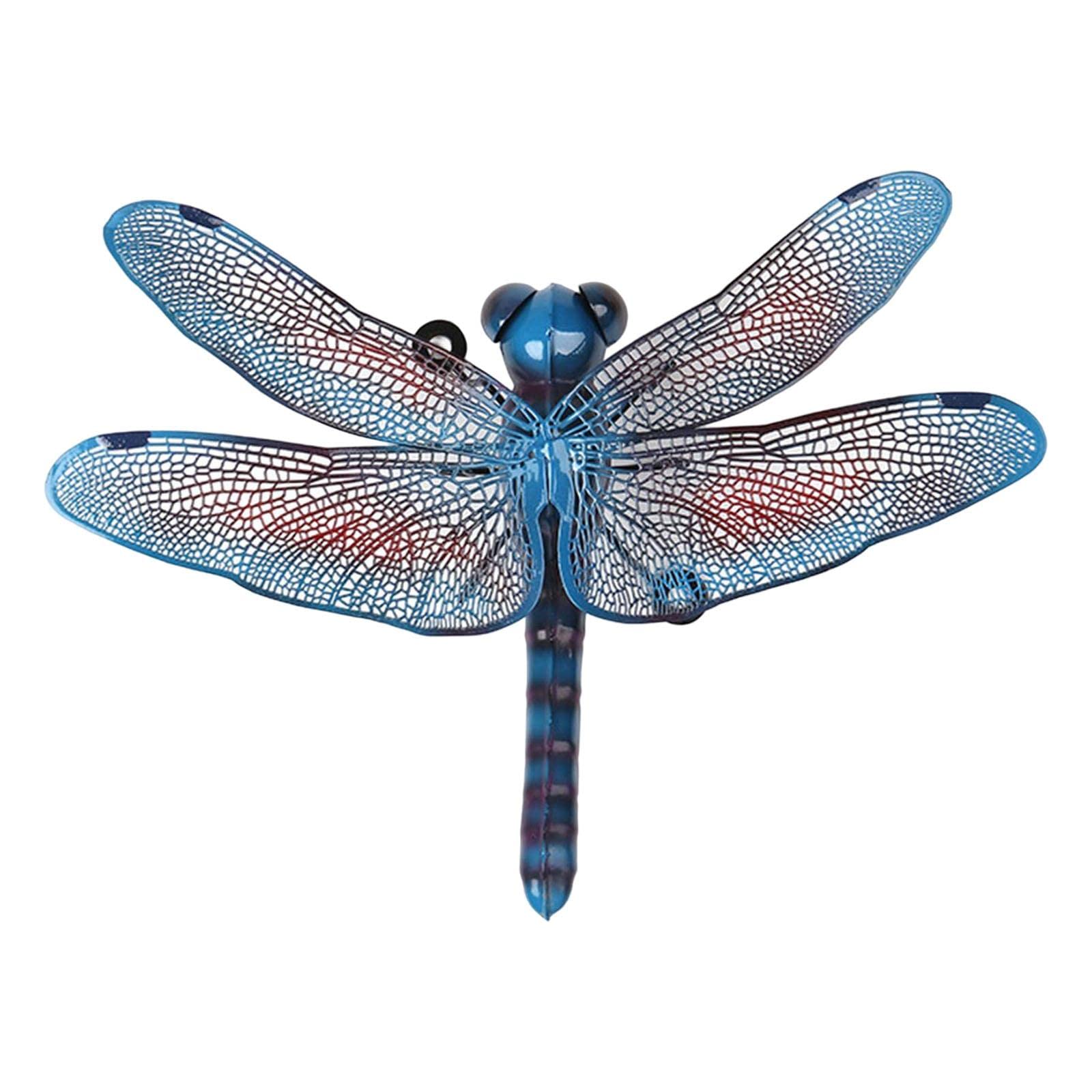 Dragonfly décoration murale en fer sculpture 3D artistique haut de gamme pour chambre