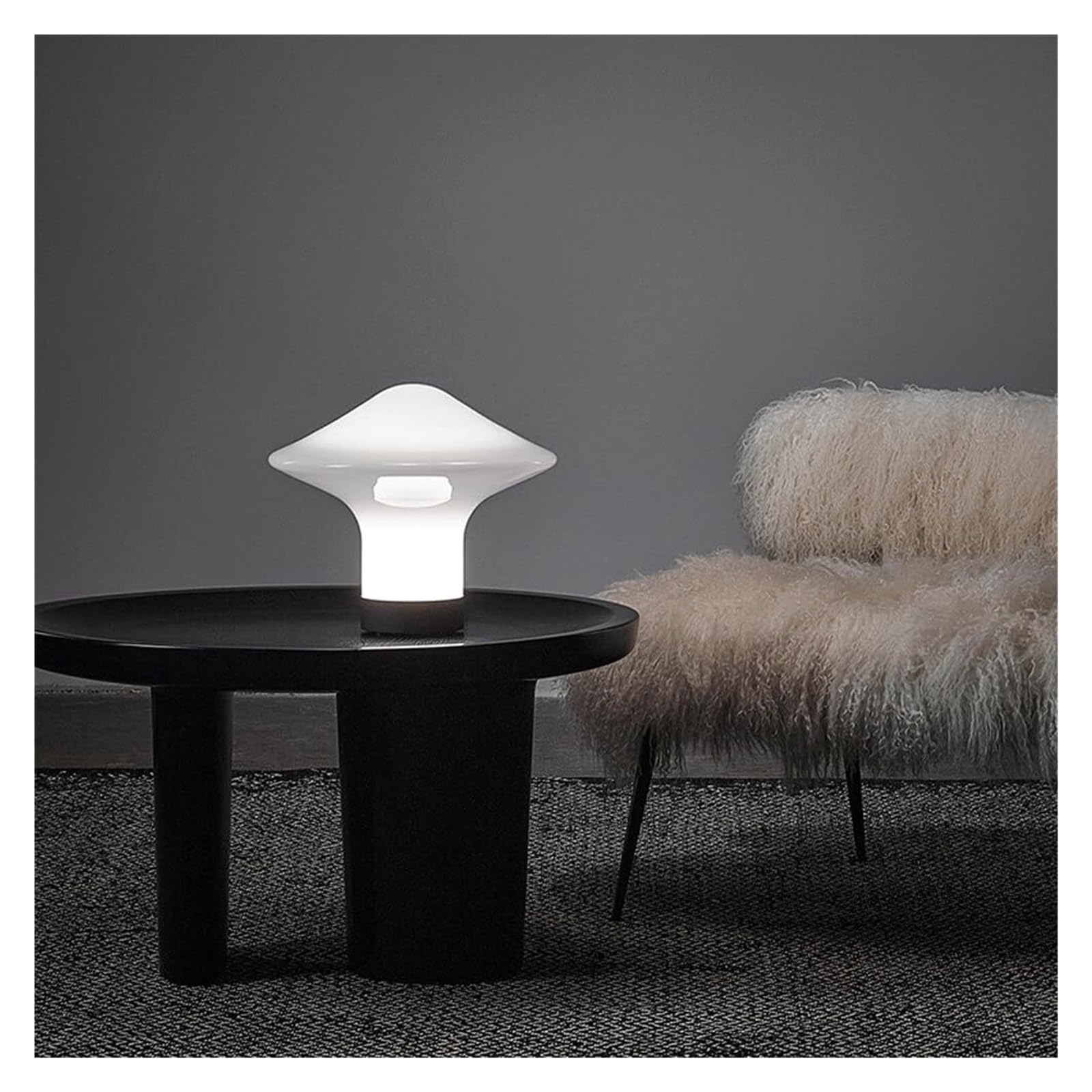 lampara mesa Lámpara de mesa moderna nórdica, moderna y creativa, de cristal, for mesita de noche, dormitorio, apartamento, oficina, comedor.