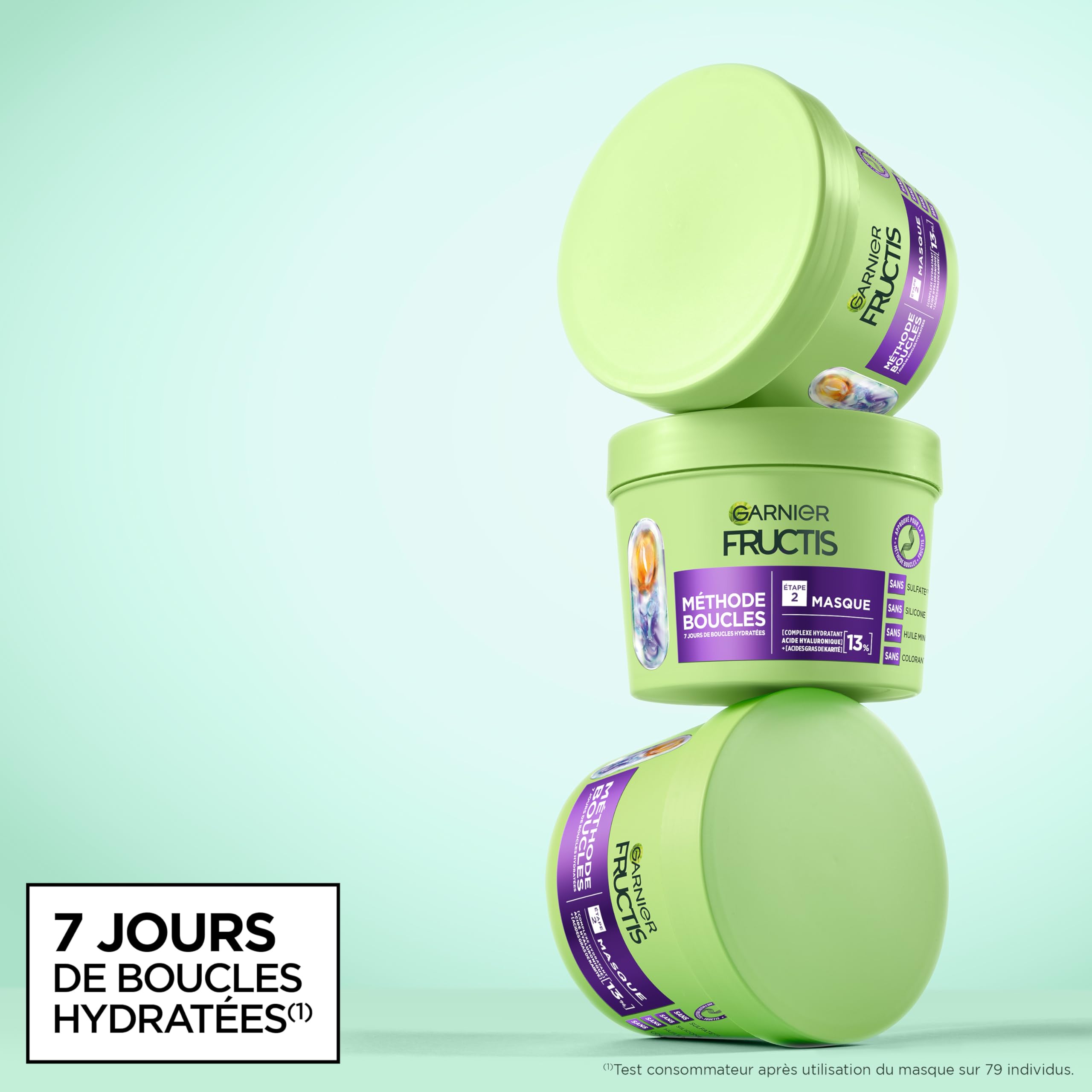 Garnier Fructis Metodo Riccioli Routine Shampoo, Maschera, Spray Idratante con Acido Ialuronico e Burro di Karité
