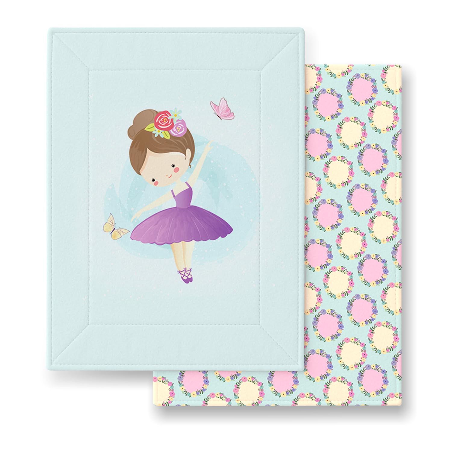 Tidy Sleep Baby Changing Mat – Waterproof, Foldable, Padded Diaper Changing Sheets for Newborns & Infants – Pack of 2, Ballerina (65 cm x 45 cm)-image-47