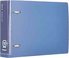 Amazon.co.jp: ナカバヤシ Dリングファイル B6 E型 ブルー